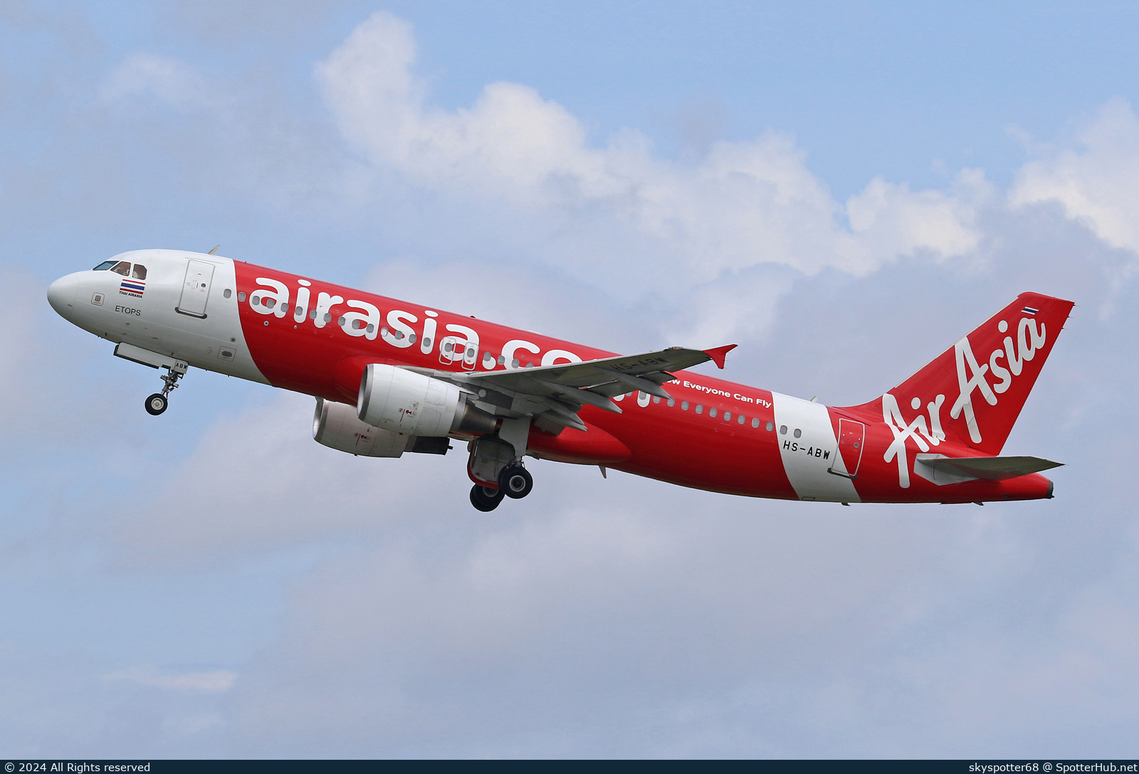 Photo of HS-ABW - Airbus A320-216 operated by Thai AirAsia