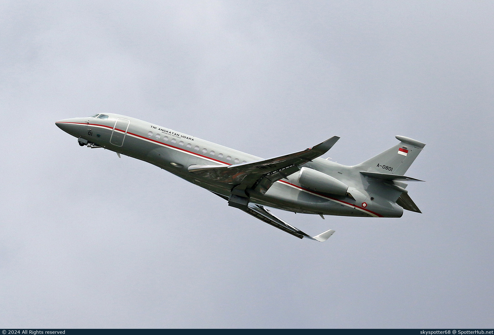 Photo of A-0801 - Dassault Falcon 8X operated by Indonesian Air Force