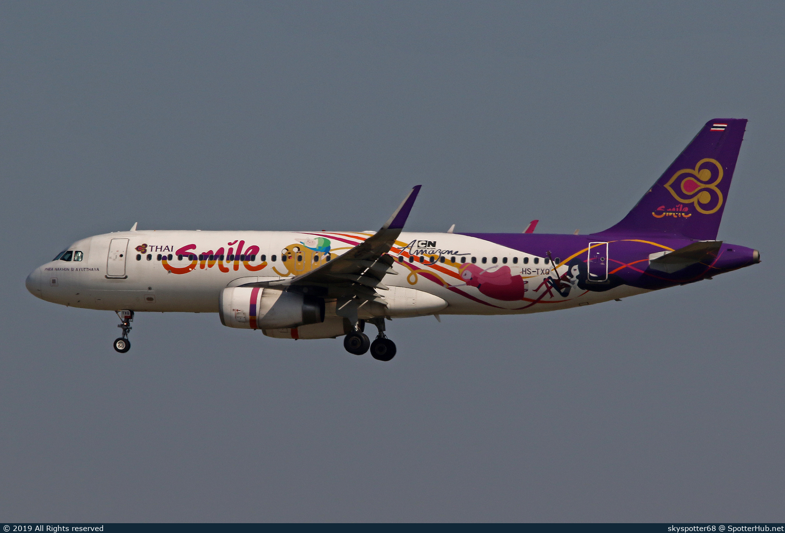 Photo of HS-TXQ - Airbus A320-232 operated by Thai Smile
