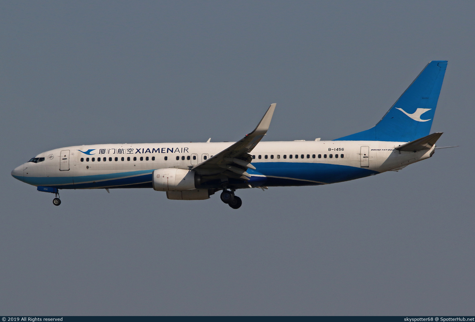 Photo of B-1456 - Boeing 737-85C operated by Xiamen Airlines