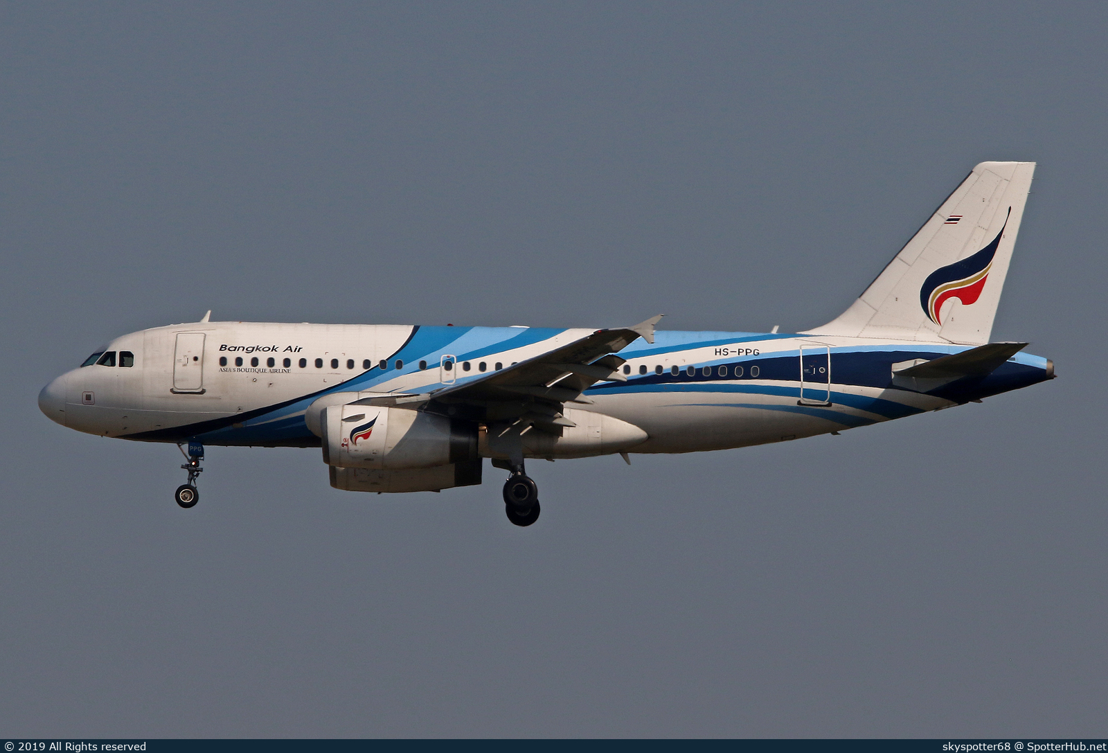 Photo of HS-PPG - Airbus A319-131 operated by Bangkok Airways