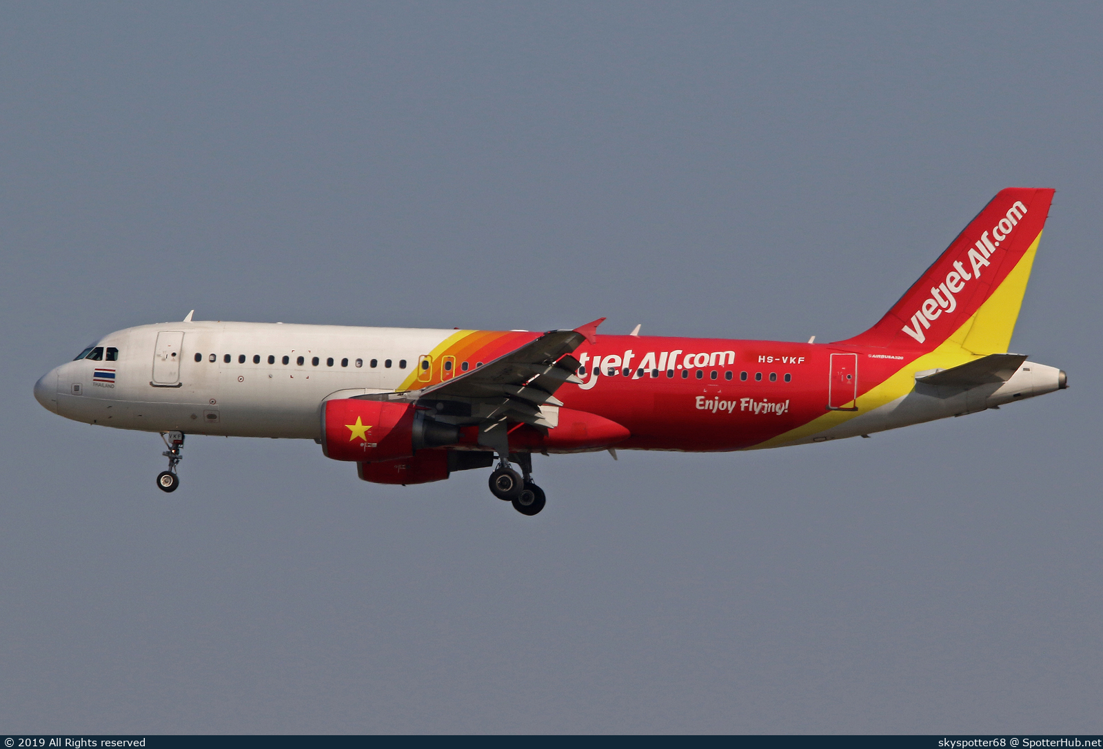 Photo of HS-VKF - Airbus A320-214 operated by Thai VietJet Air