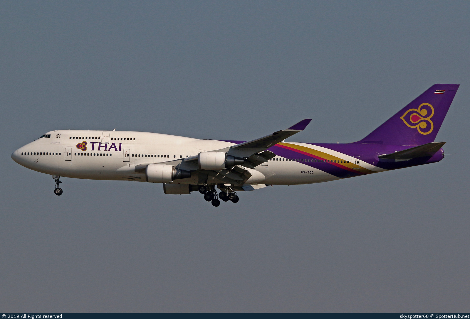 Photo of HS-TGG - Boeing 747-4D7 operated by Thai Airways International