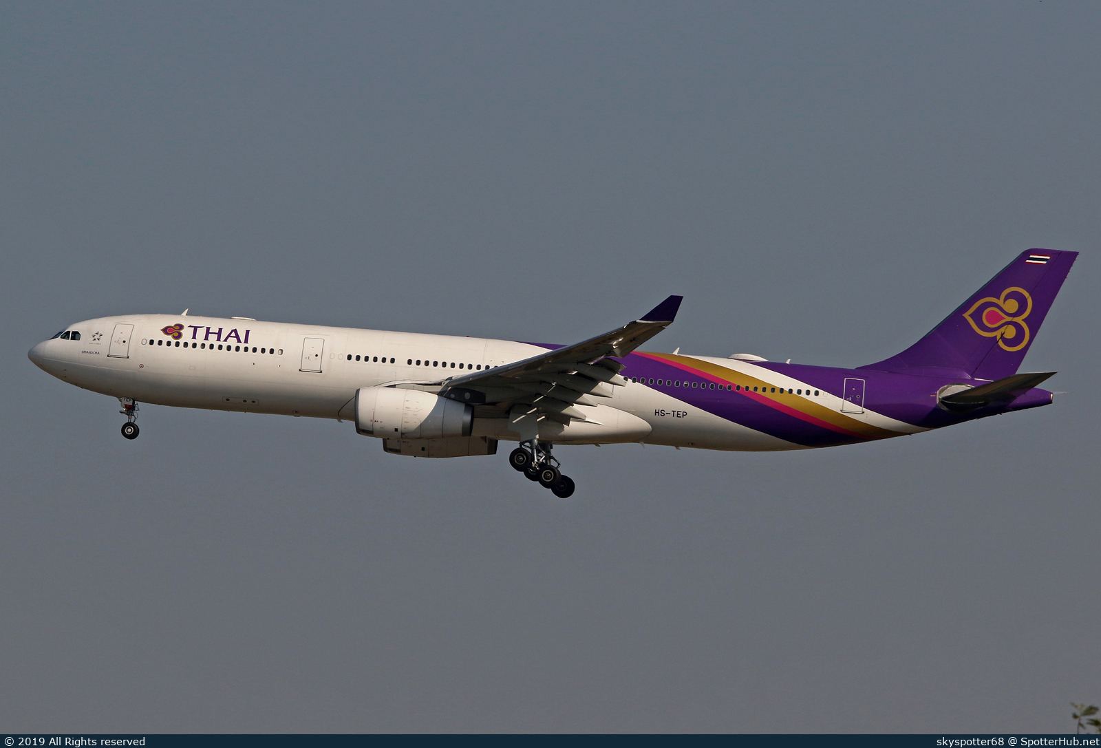 Photo of HS-TEP - Airbus A330-343 operated by Thai Airways International
