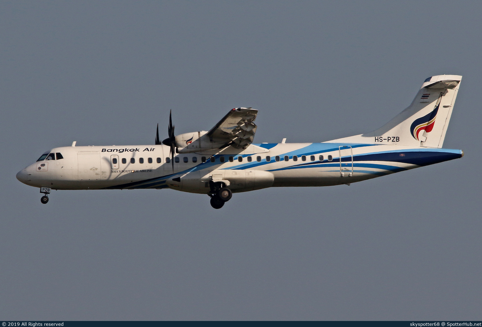 Photo of HS-PZB - ATR 72-600 operated by Bangkok Airways