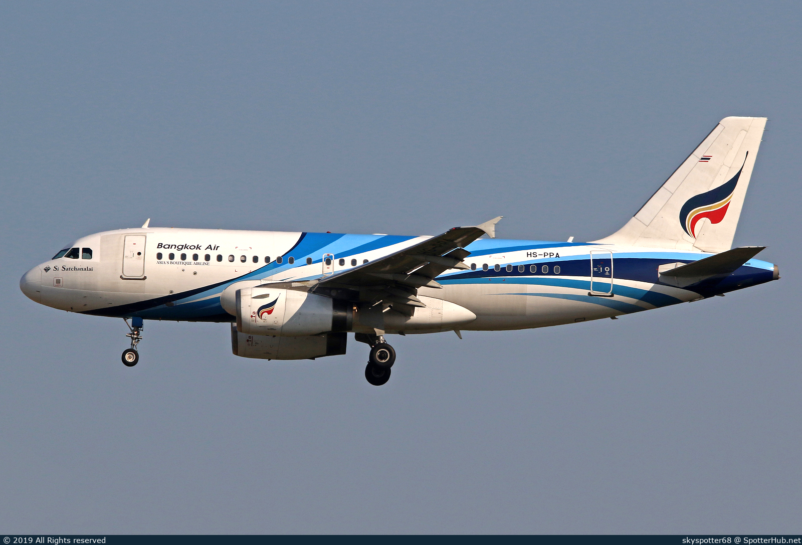 Photo of HS-PPA - Airbus A319-132 operated by Bangkok Airways