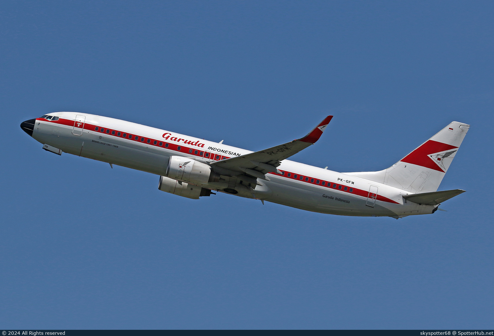 Photo of PK-GFM - Boeing 737-8U3 operated by Garuda Indonesia