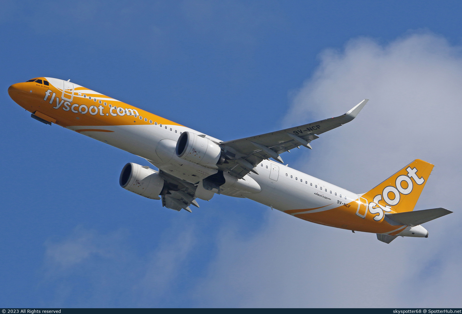 Photo of 9V-NCF - Airbus A321-271NX operated by Scoot