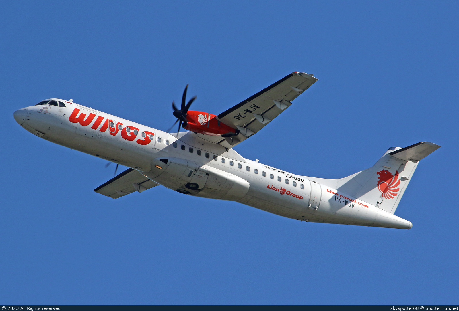 Photo of PK-WJV - ATR 72-600 operated by Wings Air