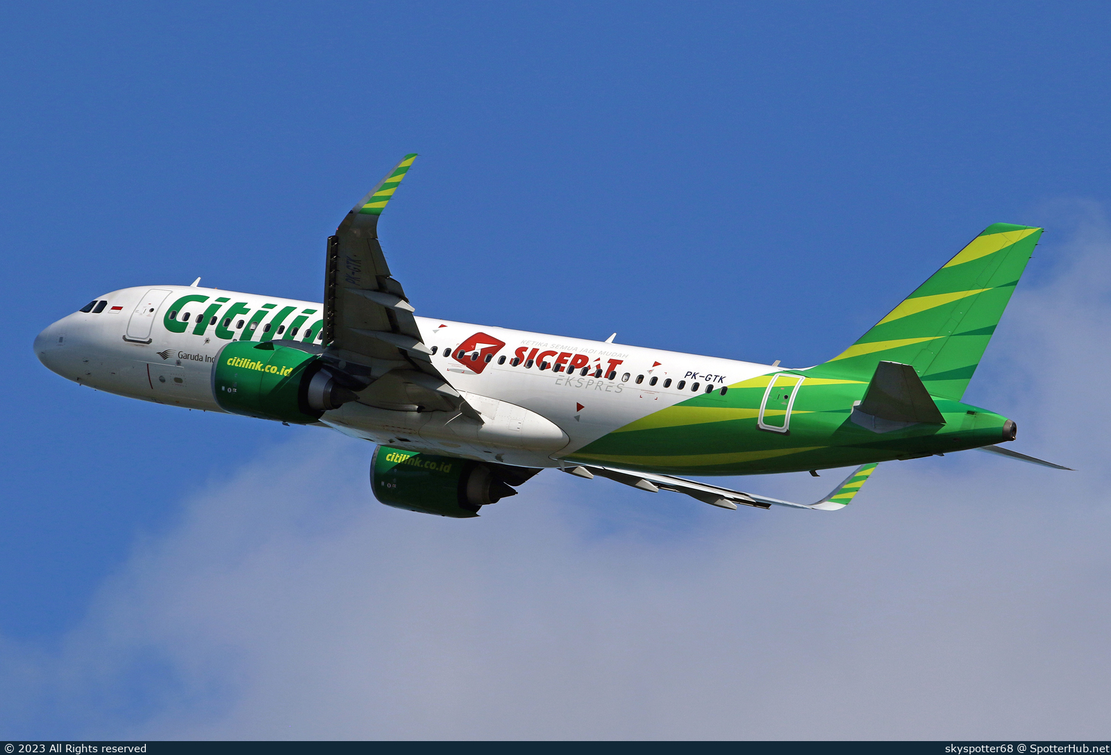 Photo of PK-GTK - Airbus A320-251N operated by Citilink