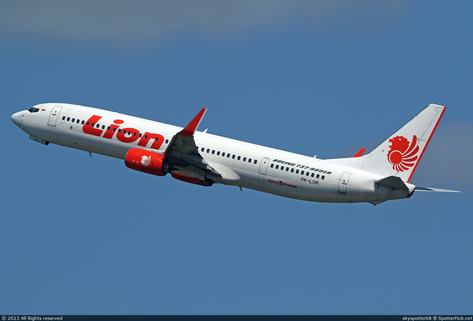 Photo of PK-LSR - Boeing 737-9GP(ER) operated by Lion Air