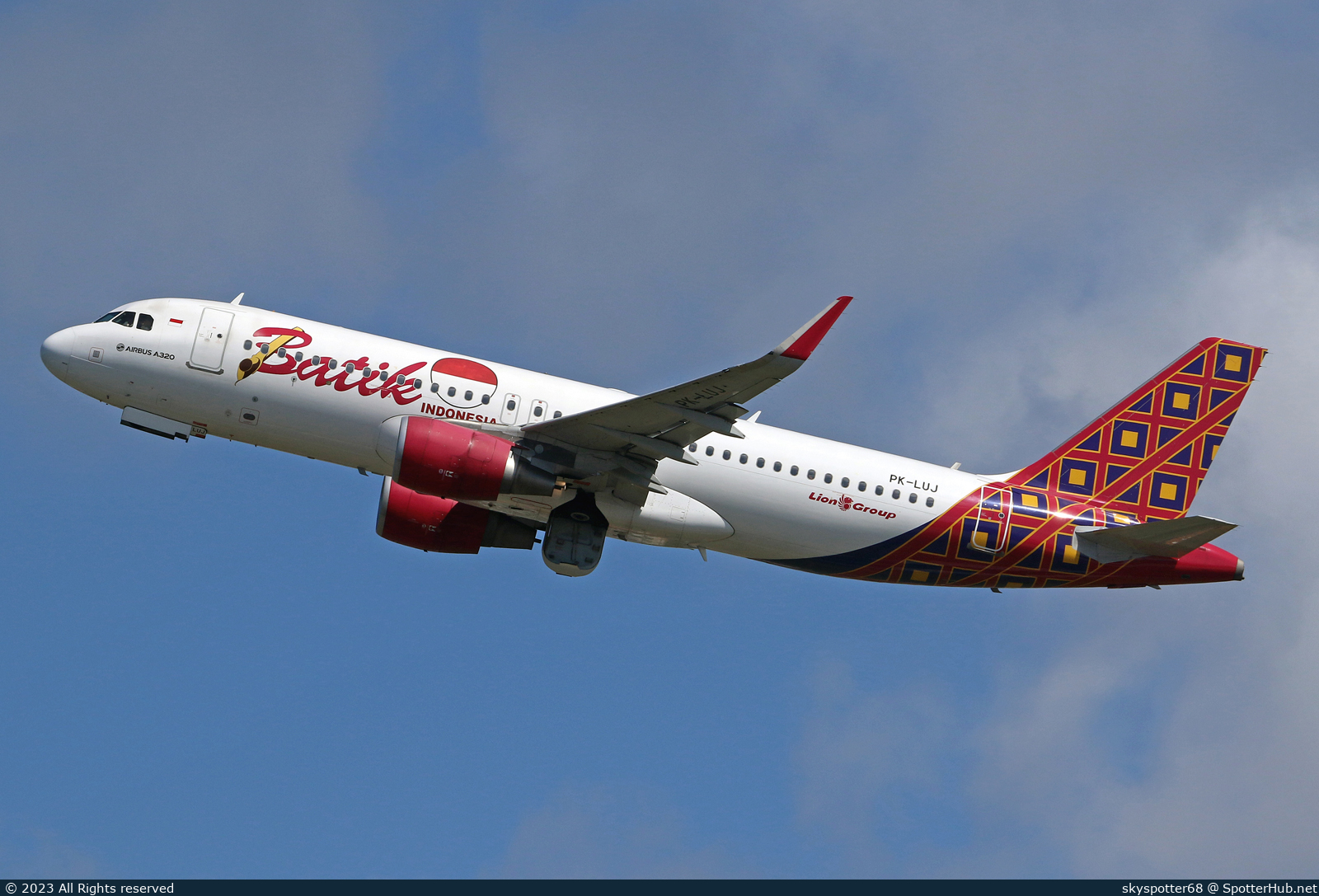 Photo of PK-LUJ - Airbus A320-214 operated by Batik Air