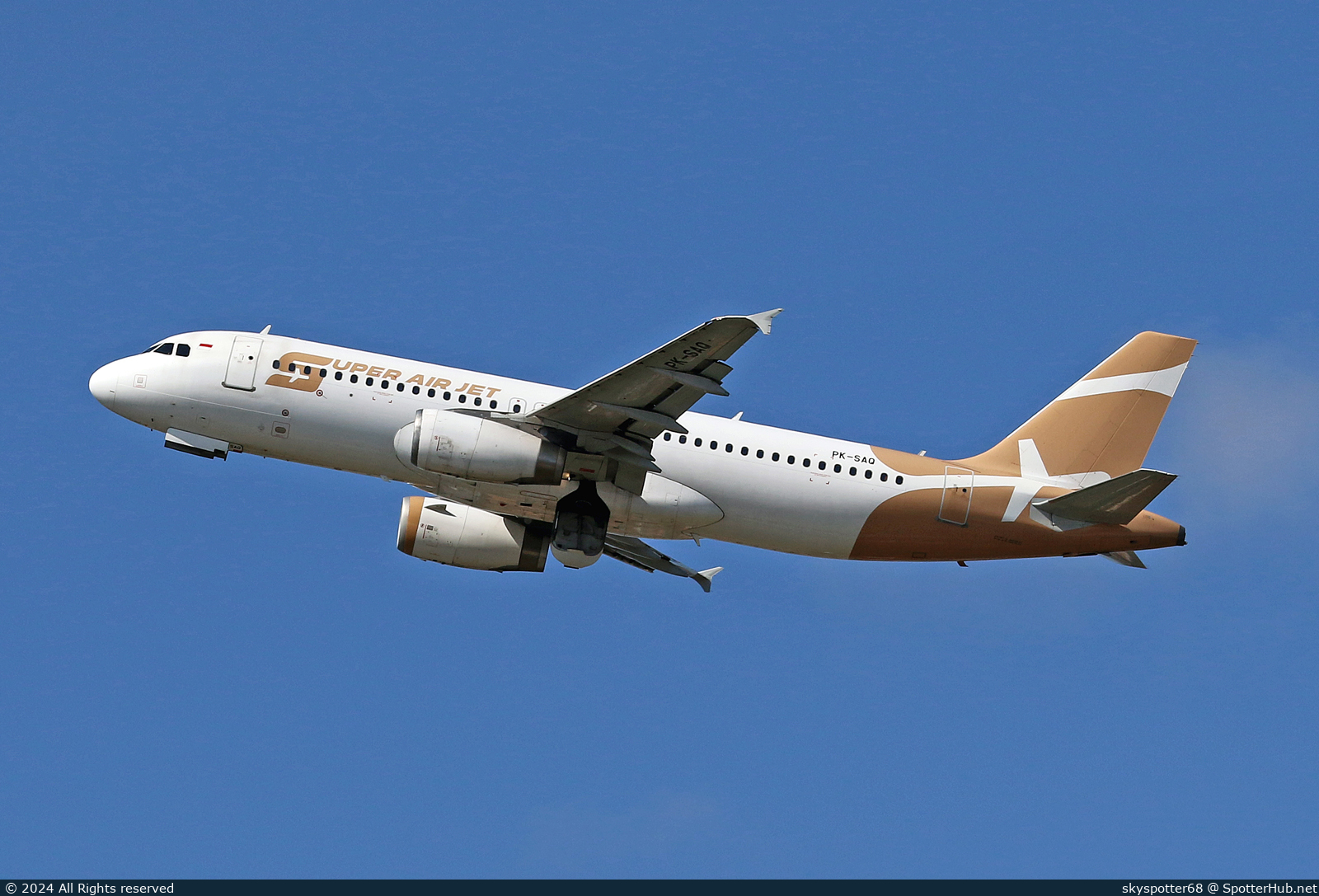 Photo of PK-SAQ - Airbus A320-232 operated by Super Air Jet