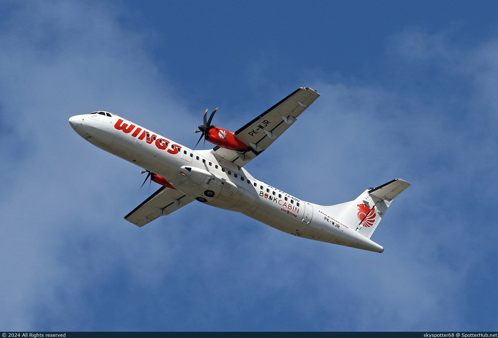 Photo of PK-WJR - ATR 72-600 operated by Wings Air