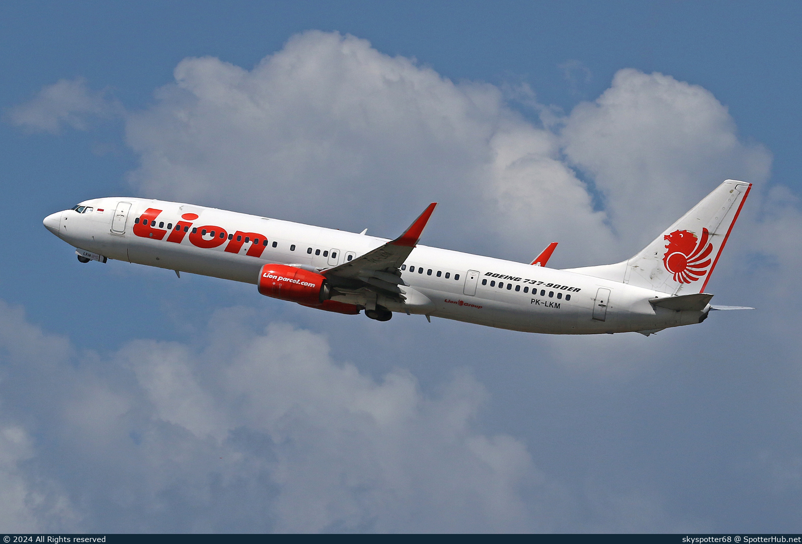 Photo of PK-LKM - Boeing 737-9GP(ER) operated by Lion Air