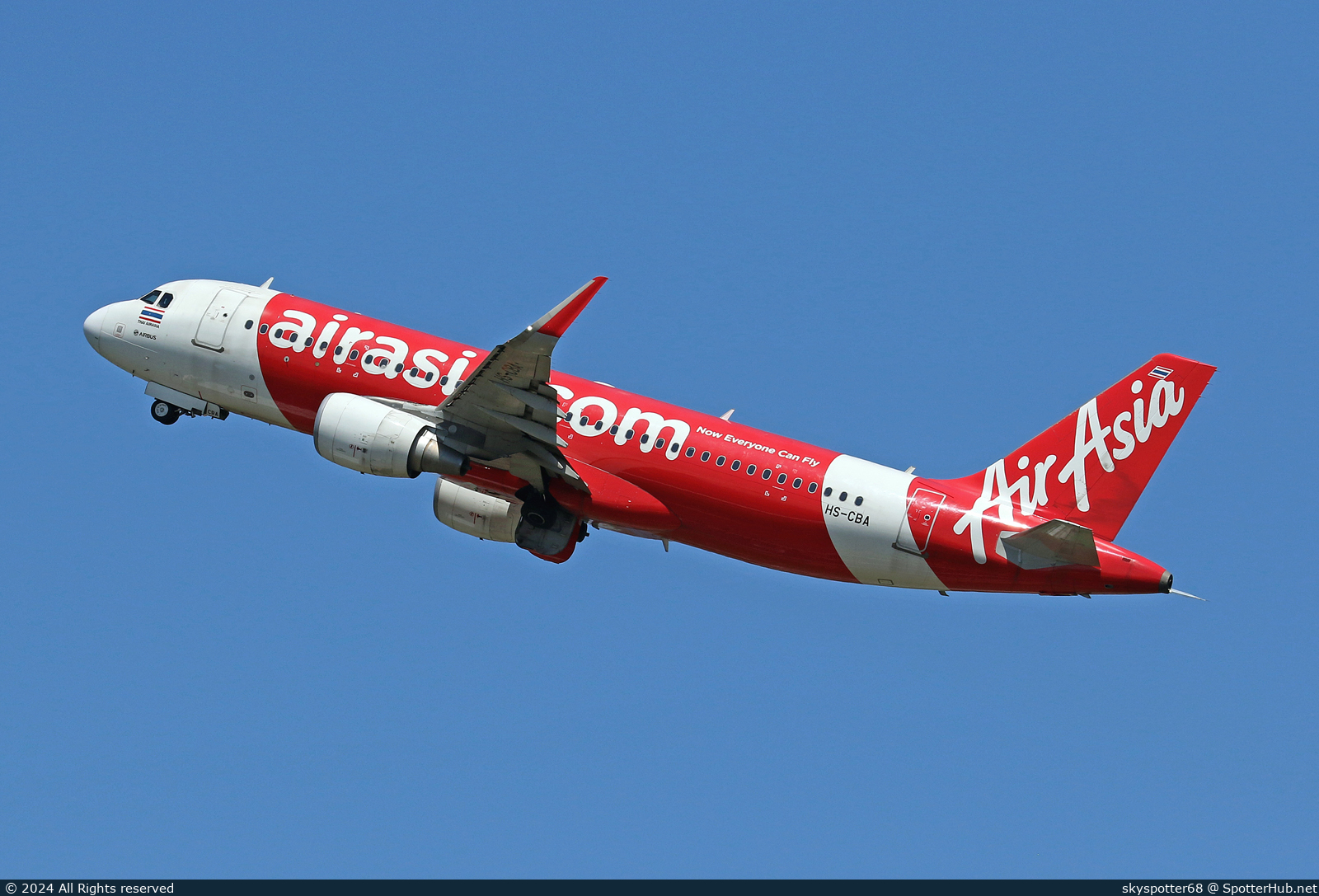 Photo of HS-CBA - Airbus A320-216 operated by Thai AirAsia