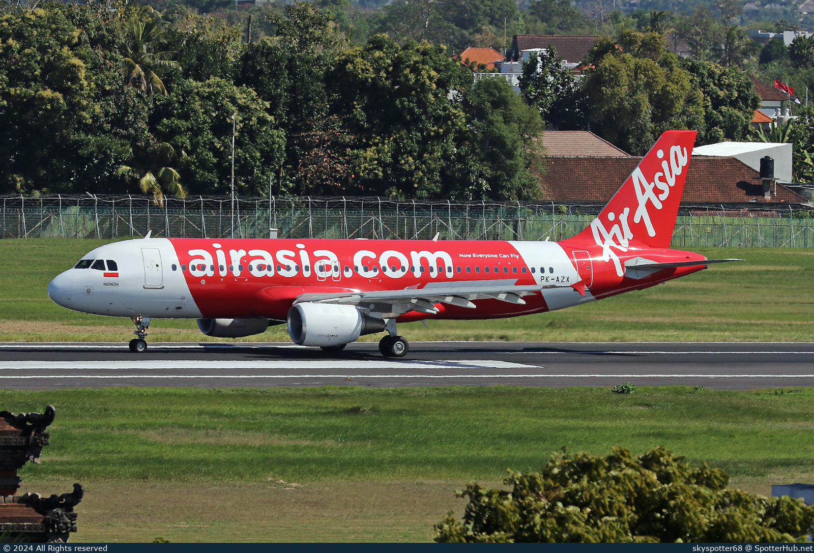 Photo of PK-AZX - Airbus A320-214 operated by Indonesia AirAsia
