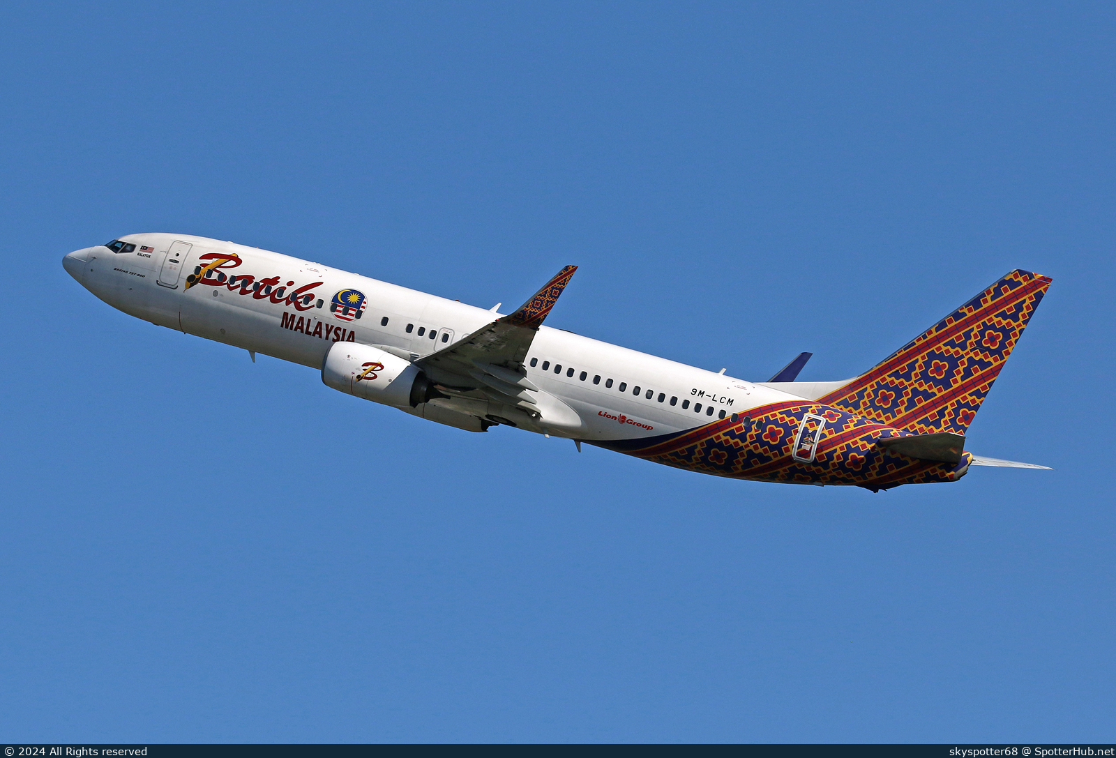 Photo of 9M-LCM - Boeing 737-8GP operated by Batik Air Malaysia