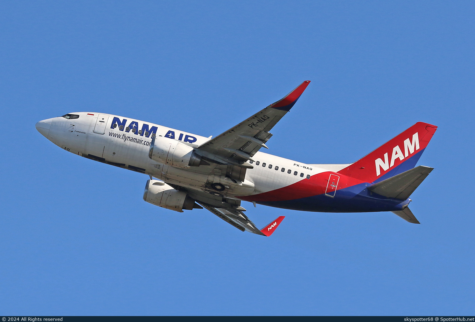 Photo of PK-NAQ - Boeing 737-524 operated by NAM Air