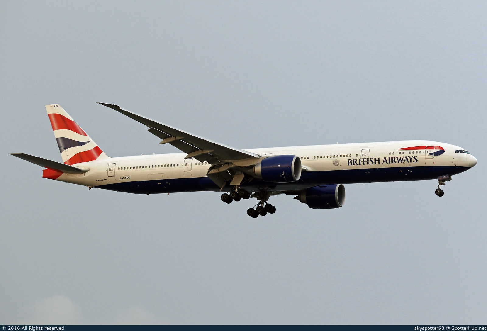 Photo of G-STBG - Boeing 777-336(ER) operated by British Airways