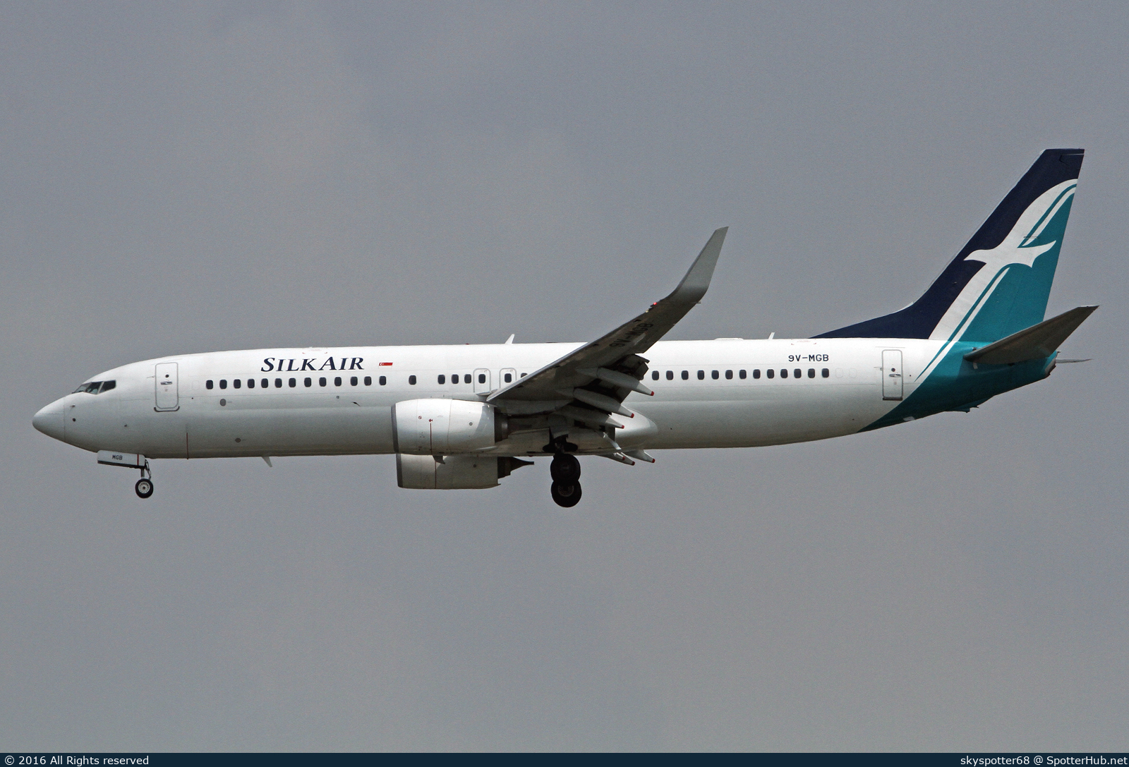 Photo of 9V-MGB - Boeing 737-8SA operated by SilkAir