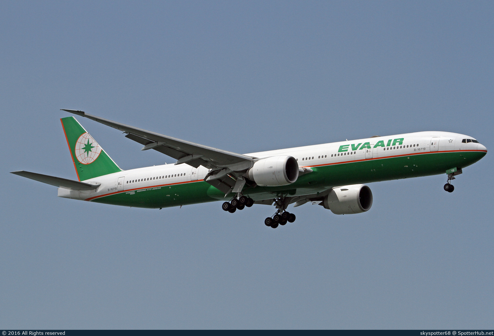 Photo of B-16719 - Boeing 777-36N(ER) operated by EVA Air