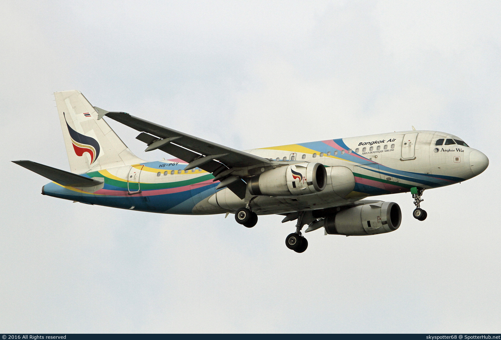 Photo of HS-PGY - Airbus A319-132 operated by Bangkok Airways