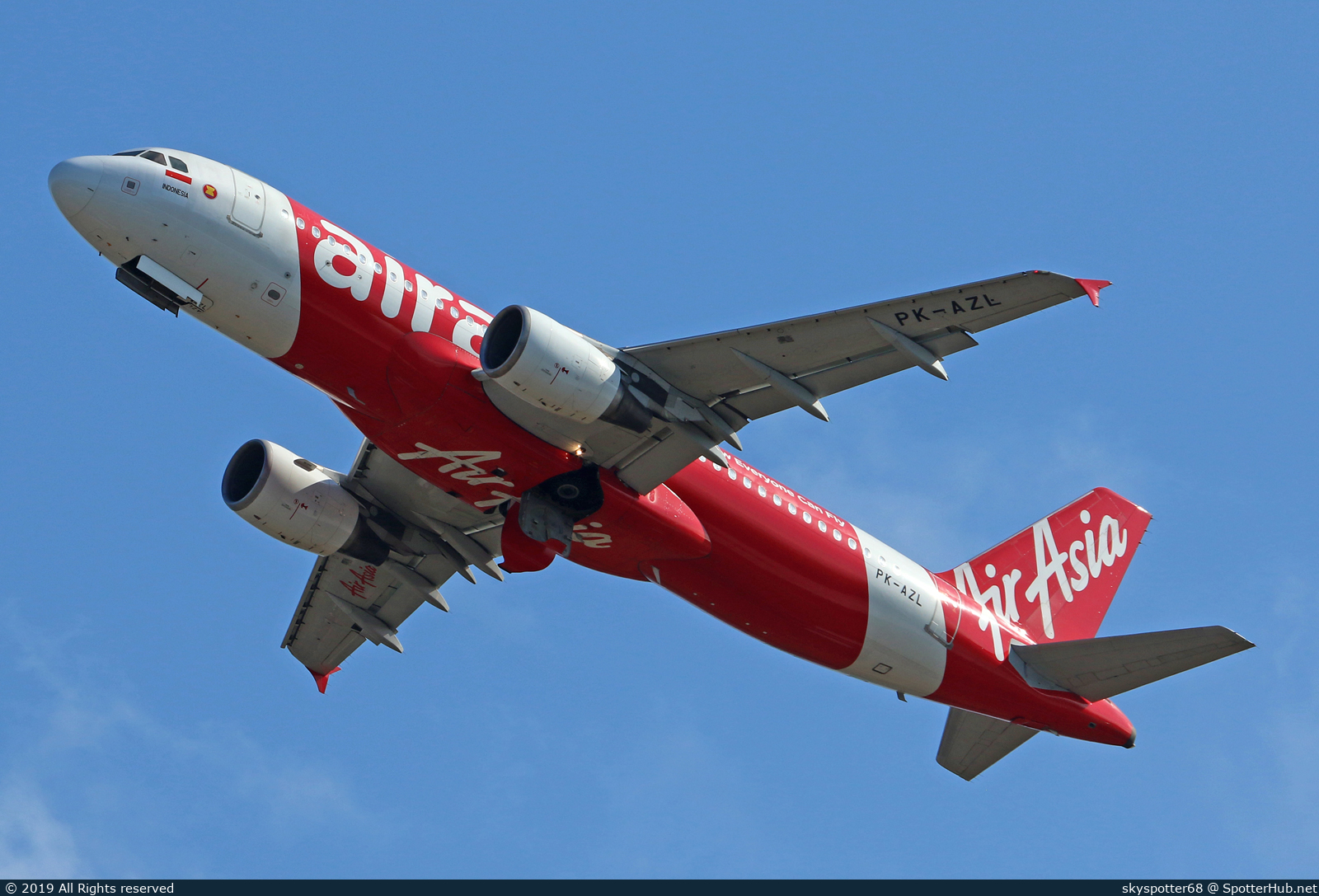 Photo of PK-AZL - Airbus A320-216 operated by Indonesia AirAsia