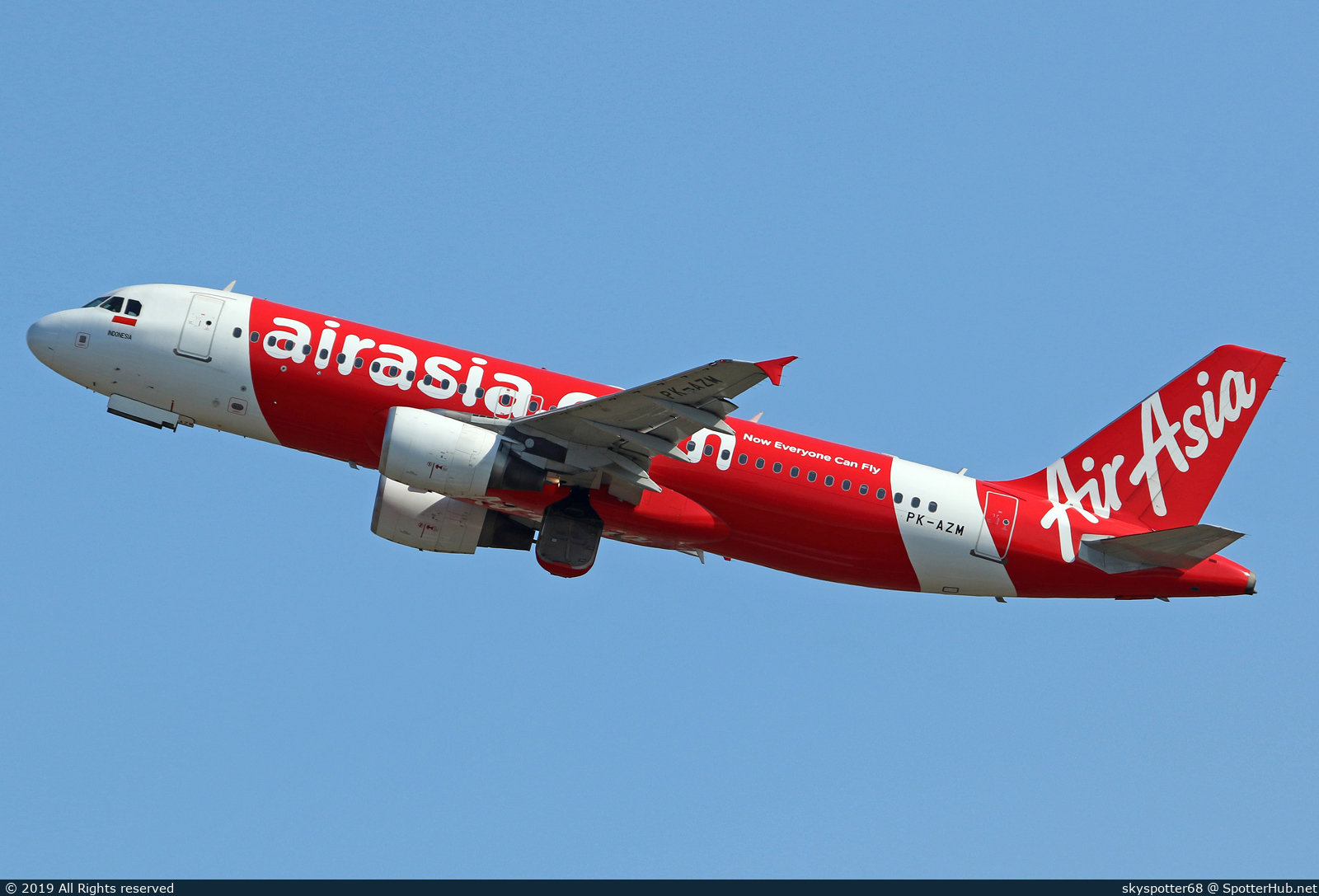 Photo of PK-AZM - Airbus A320-216 operated by Indonesia AirAsia