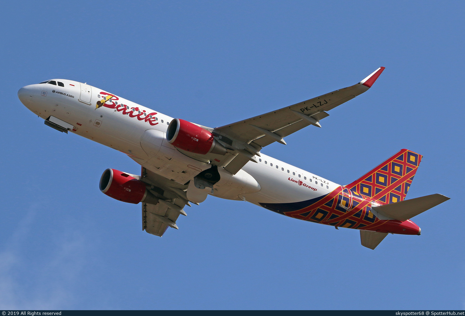 Photo of PK-LZJ - Airbus A320-214 operated by Batik Air