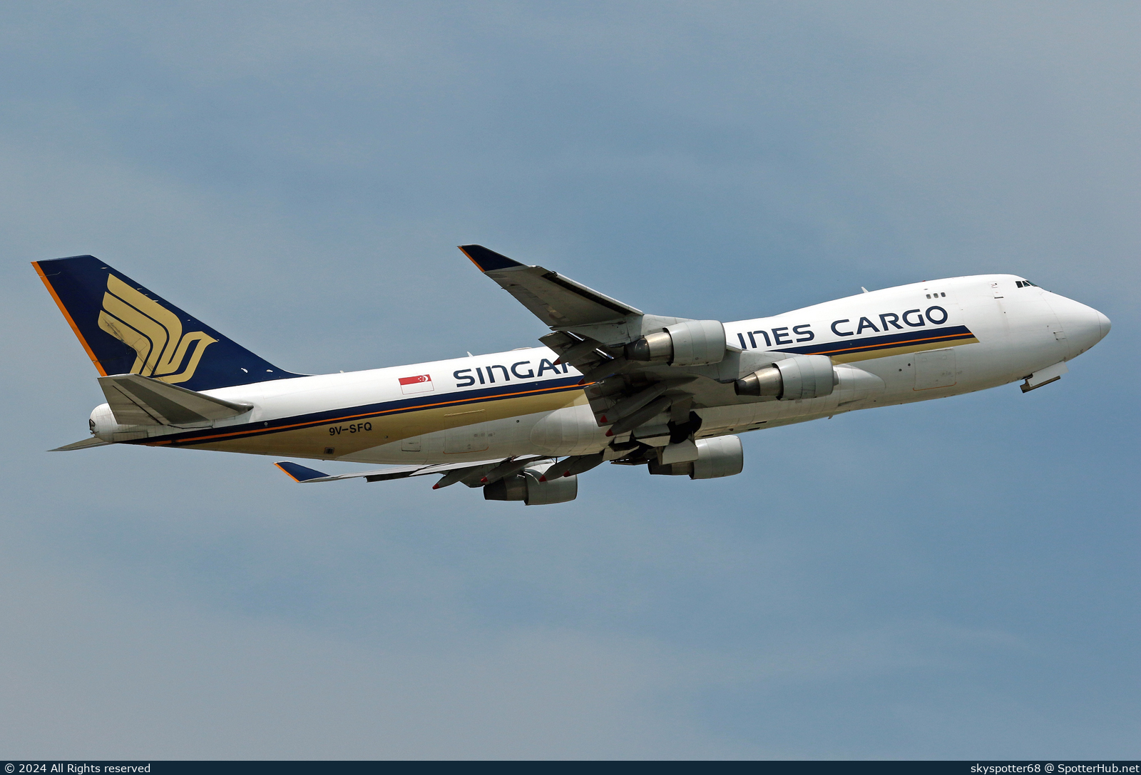 Photo of 9V-SFQ - Boeing 747-412F operated by Singapore Airlines Cargo