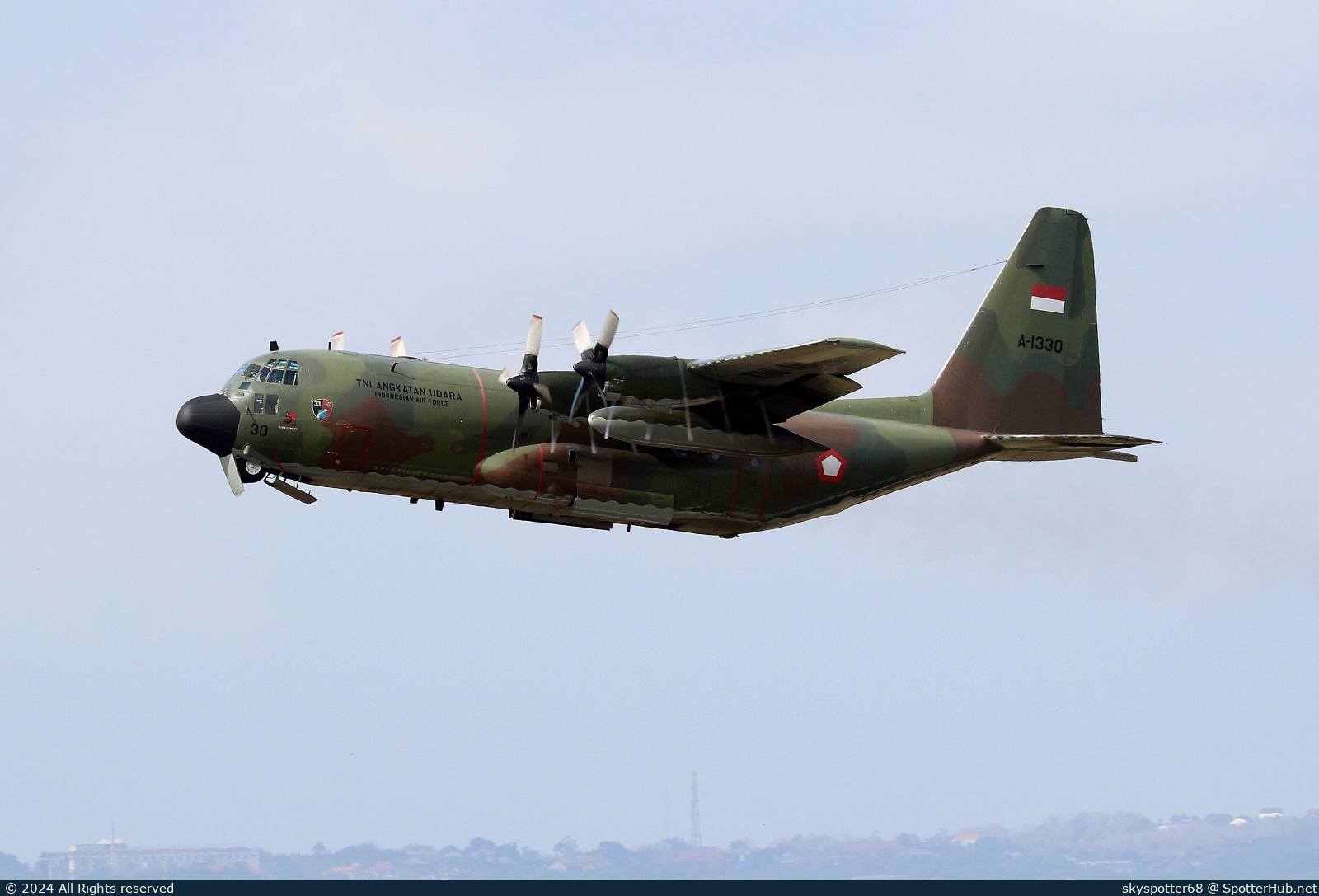 Photo of A-1330 - Lockheed C-130H Hercules operated by Indonesian Air Force