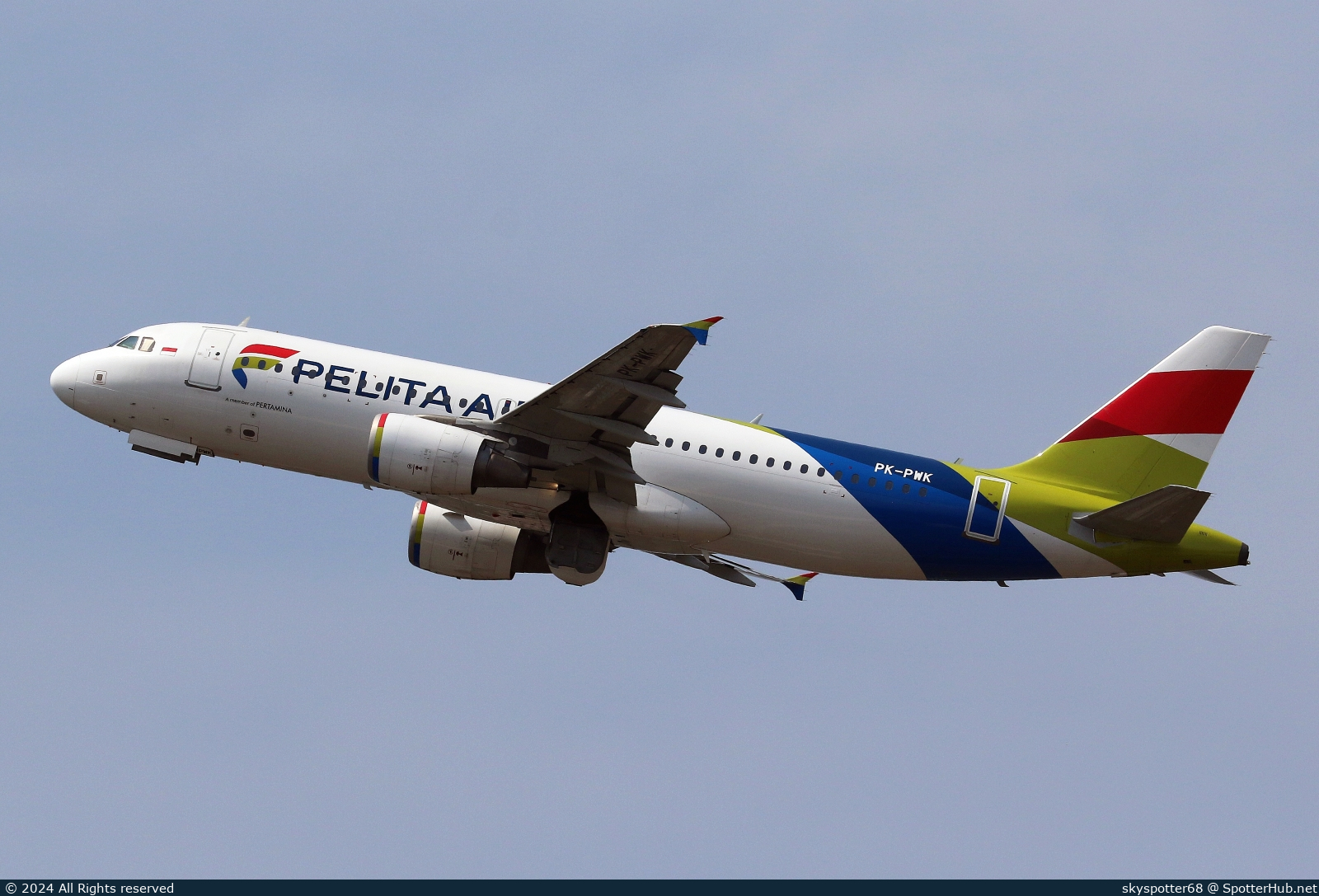 Photo of PK-PWK - Airbus A320-214 operated by Pelita Air
