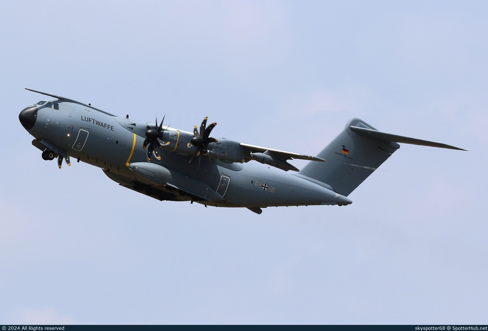 Photo of 54+45 - Airbus A400M Atlas operated by German Air Force
