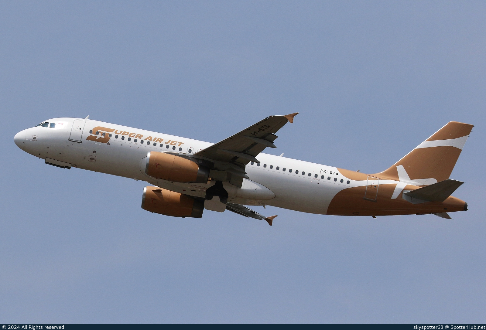 Photo of PK-STA - Airbus A320-232 operated by Super Air Jet