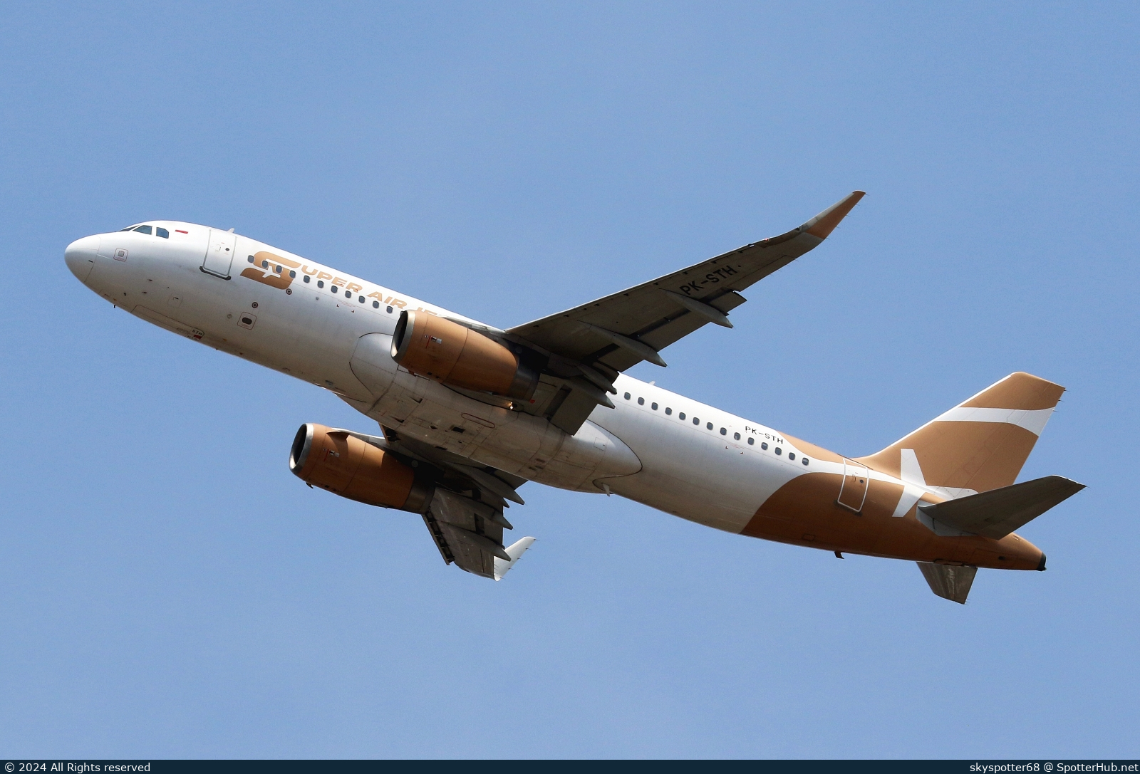 Photo of PK-STH - Airbus A320-232 operated by Super Air Jet
