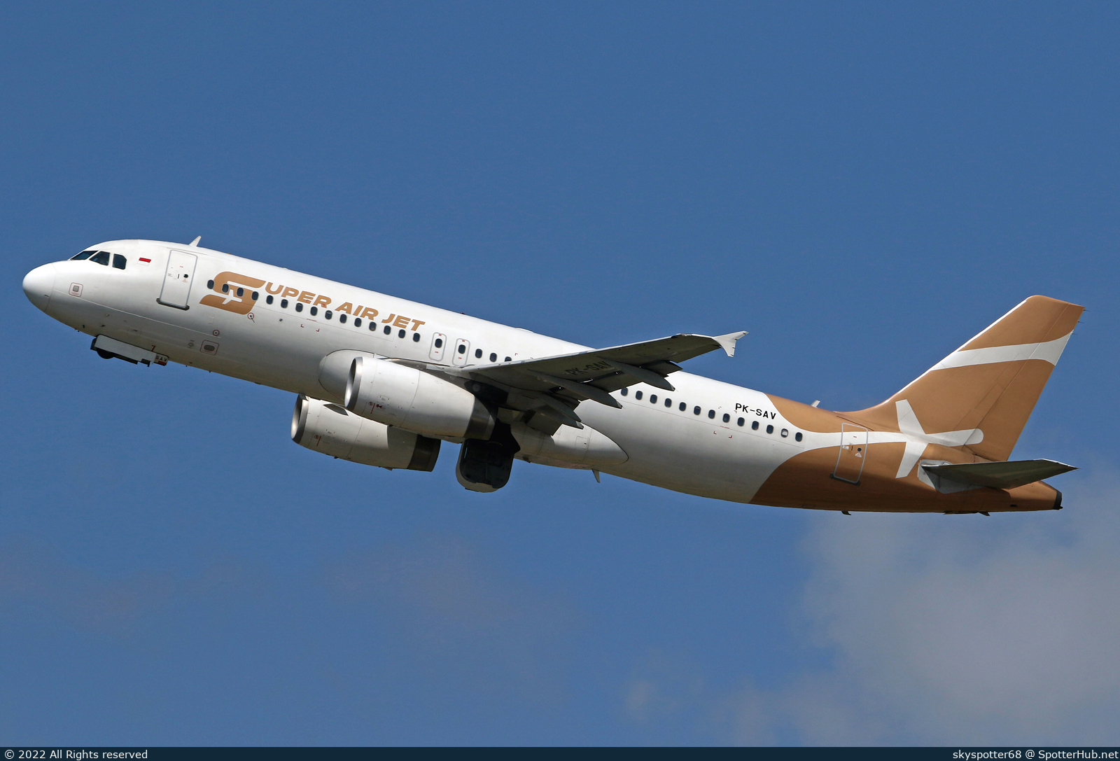 Photo of PK-SAV - Airbus A320-232 operated by Super Air Jet