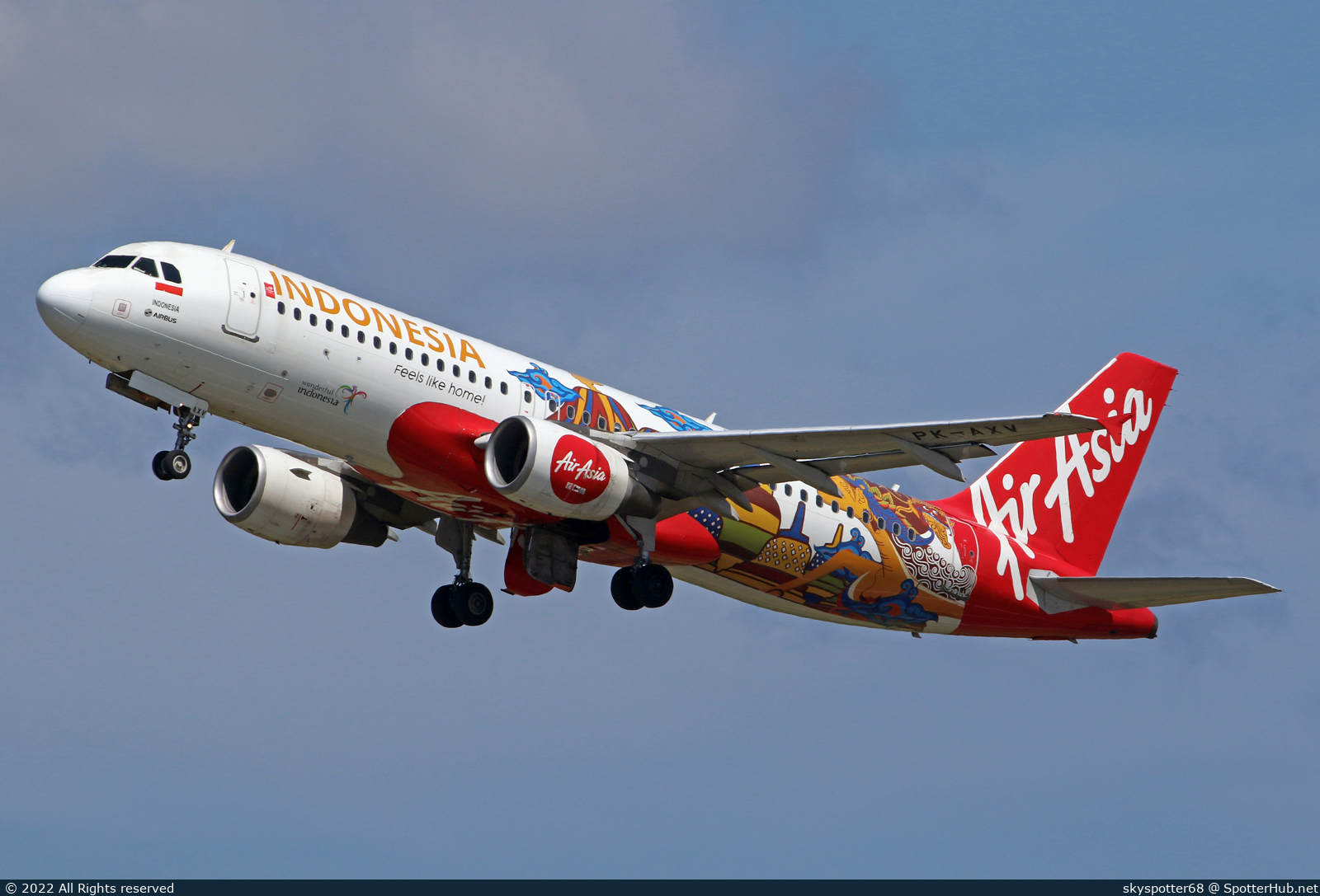 Photo of PK-AXV - Airbus A320-216 operated by Indonesia AirAsia