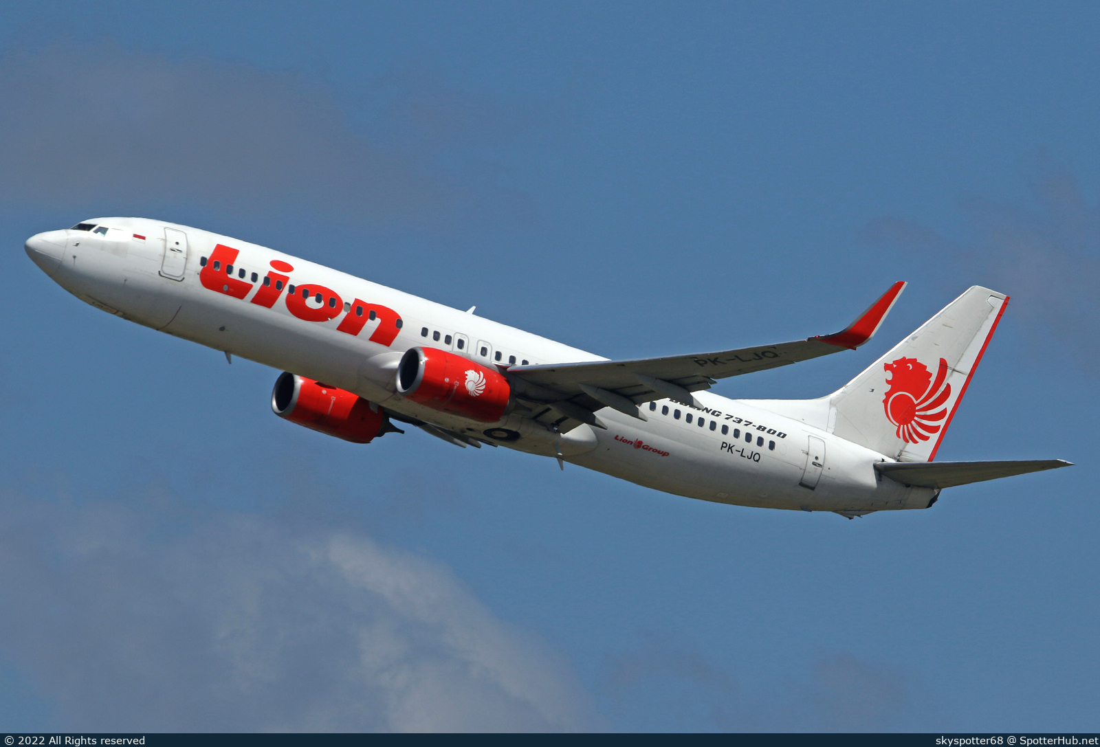 Photo of PK-LJQ - Boeing 737-8GP operated by Lion Air
