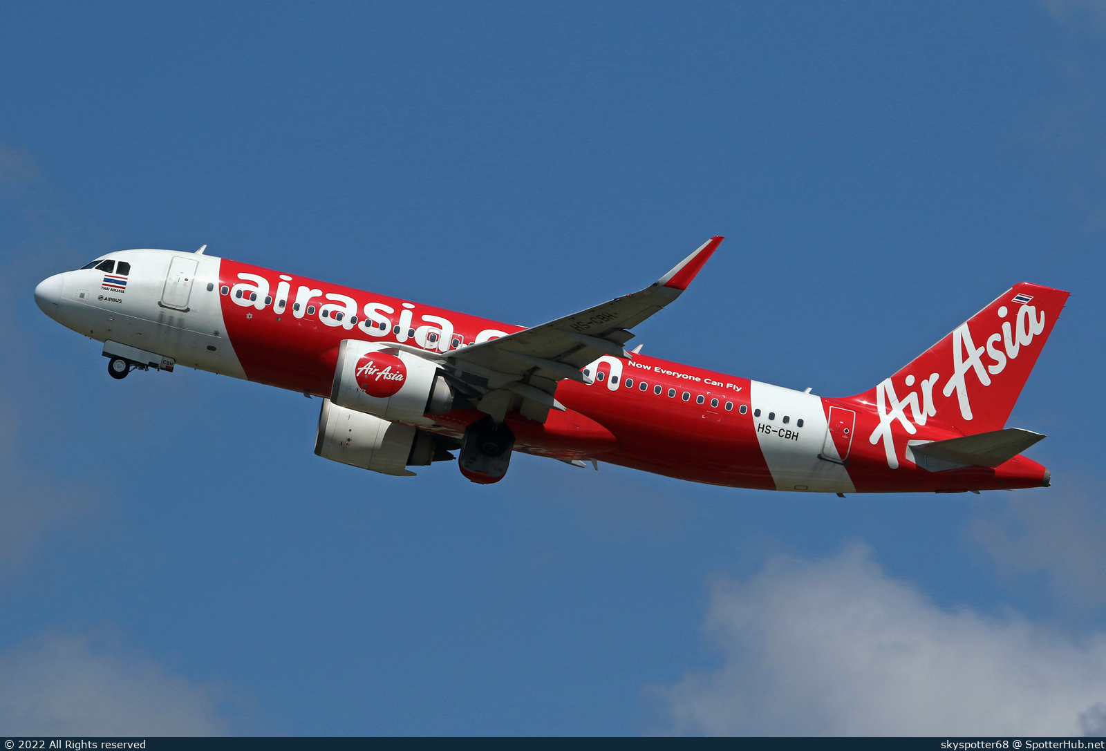 Photo of HS-CBH - Airbus A320-251N operated by Thai AirAsia