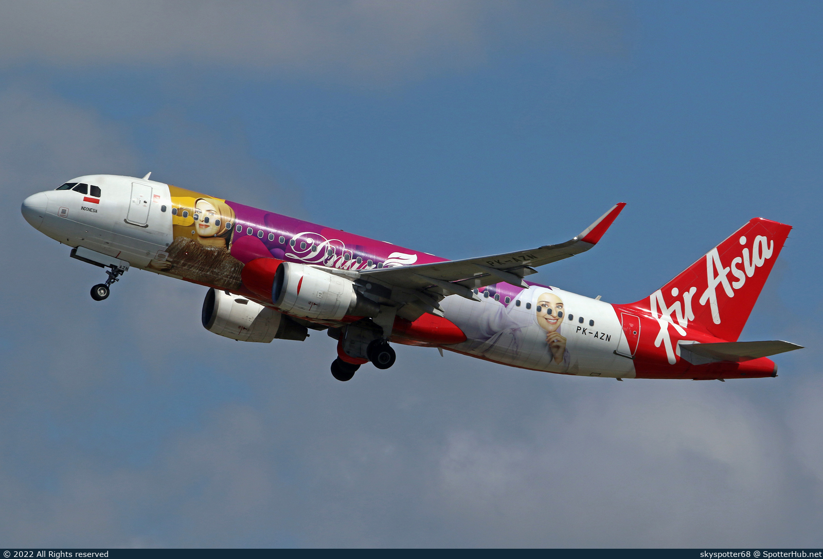 Photo of PK-AZN - Airbus A320-216 operated by Indonesia AirAsia