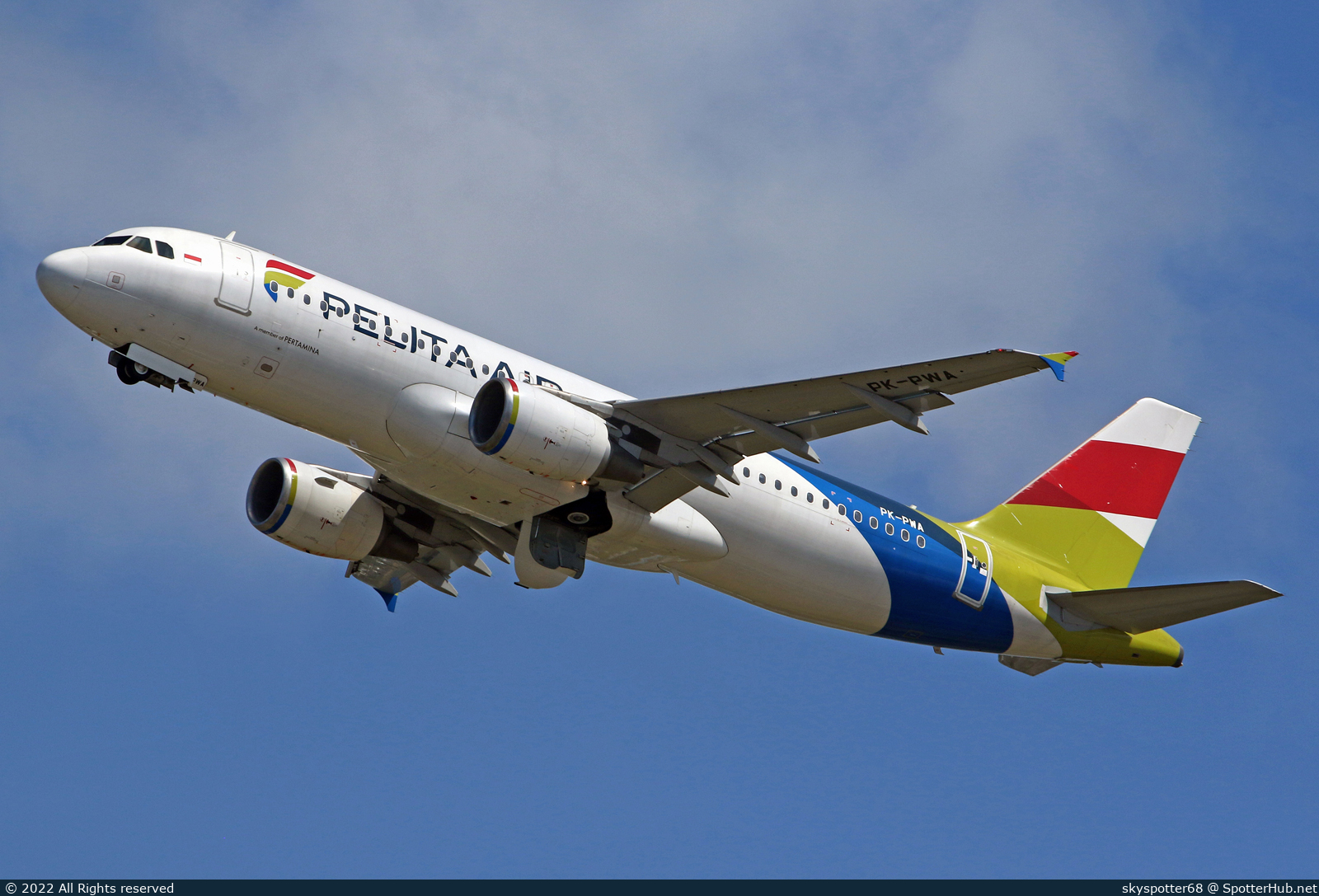 Photo of PK-PWA - Airbus A320-214 operated by Pelita Air