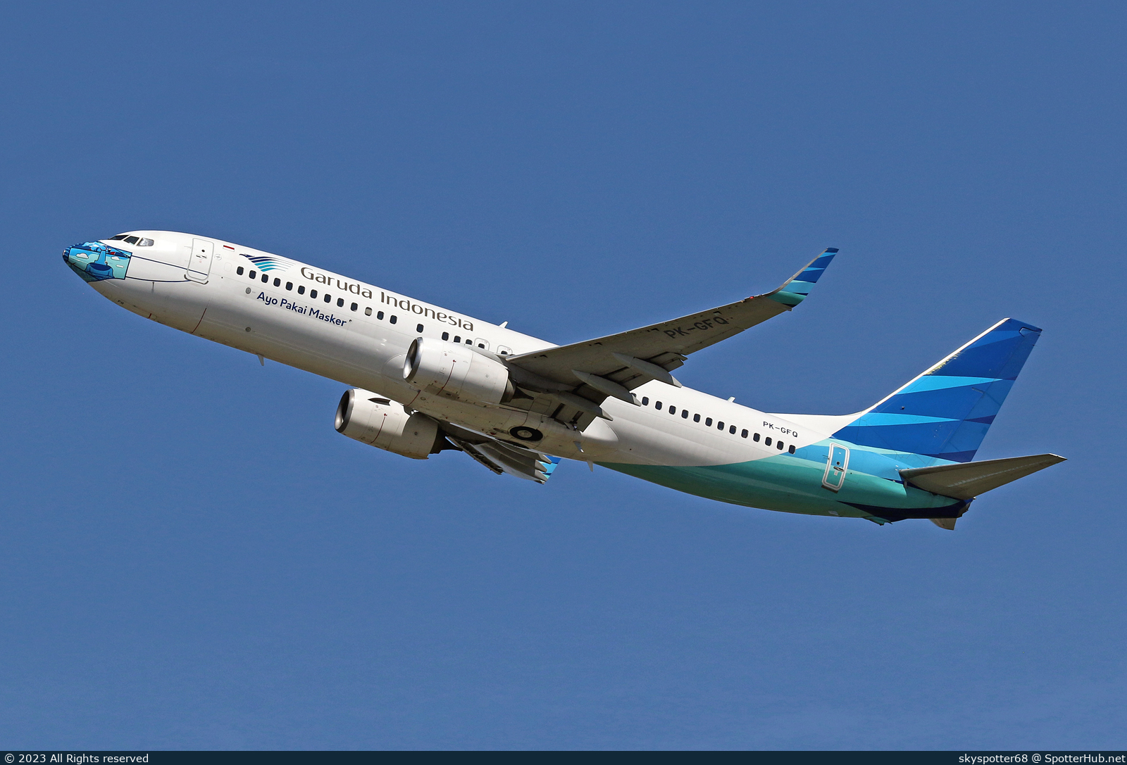 Photo of PK-GFQ - Boeing 737-81D operated by Garuda Indonesia