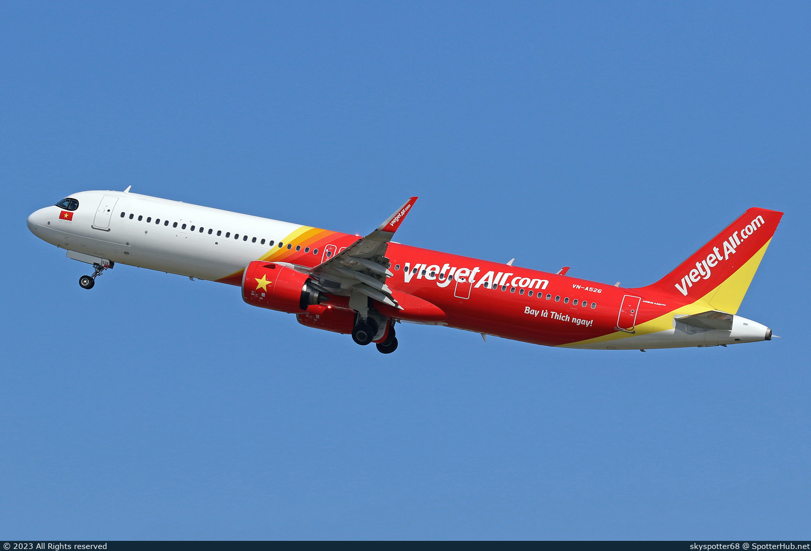 Photo of VN-A526 - Airbus A321-271NX operated by VietJet Air