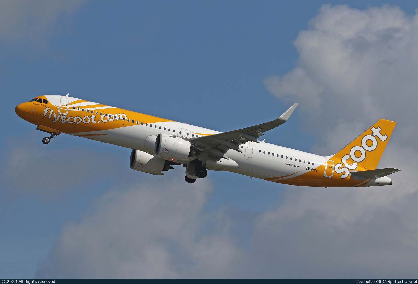 Photo of 9V-NCA - Airbus A321-271NX operated by Scoot