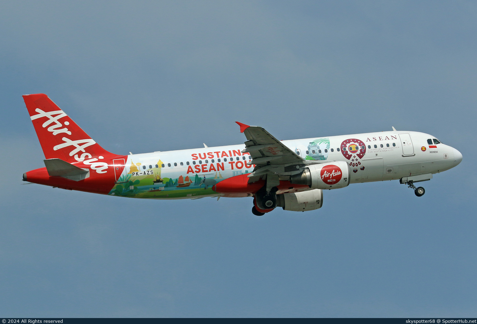 Photo of PK-AZS - Airbus A320-216 operated by Indonesia AirAsia