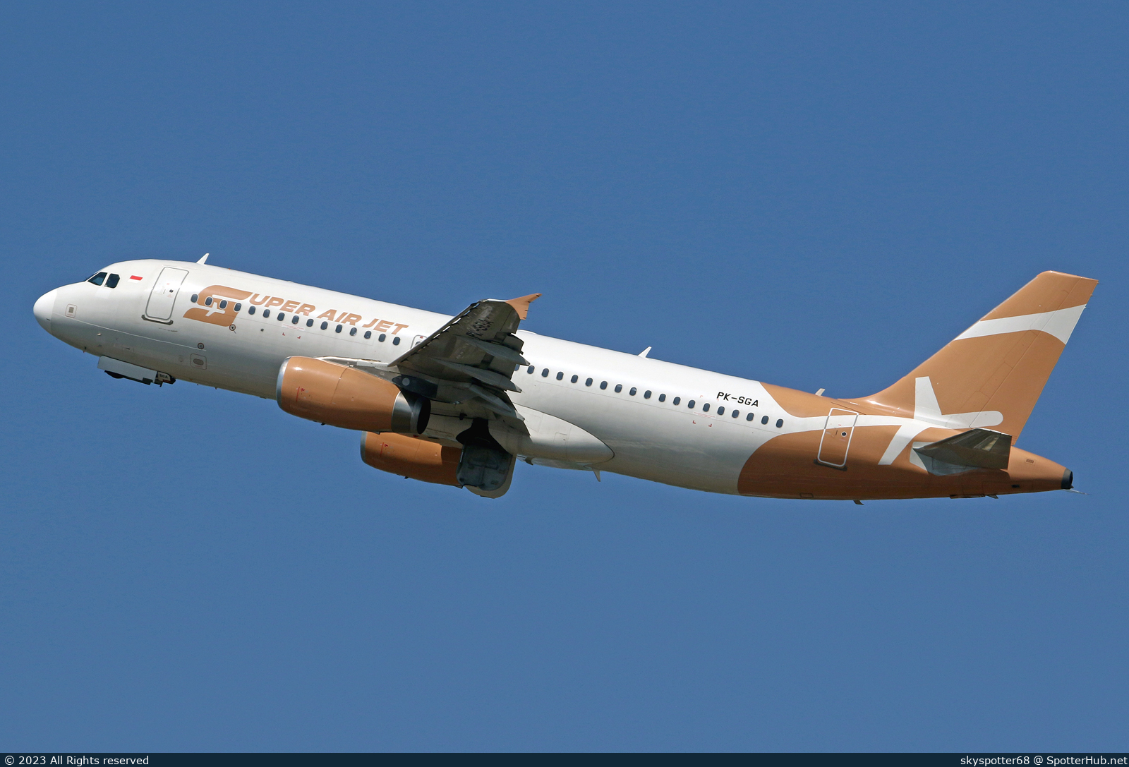 Photo of PK-SGA - Airbus A320-232 operated by Super Air Jet