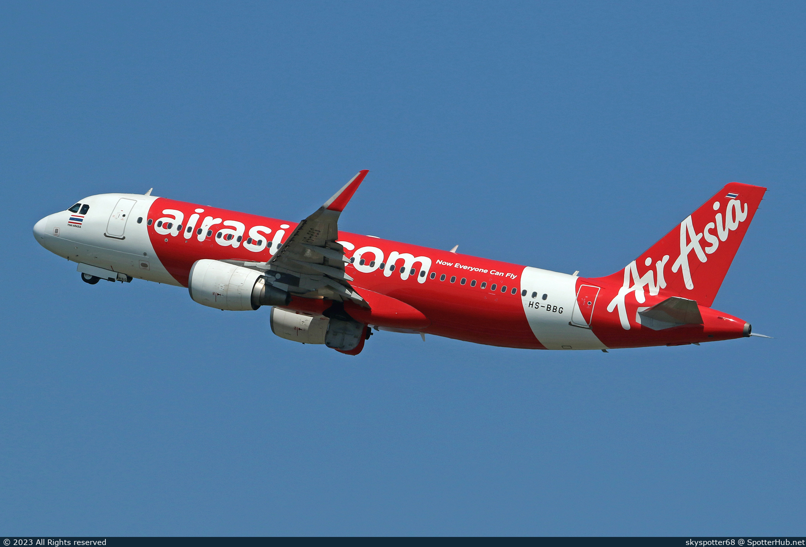 Photo of HS-BBG - Airbus A320-216 operated by Thai AirAsia