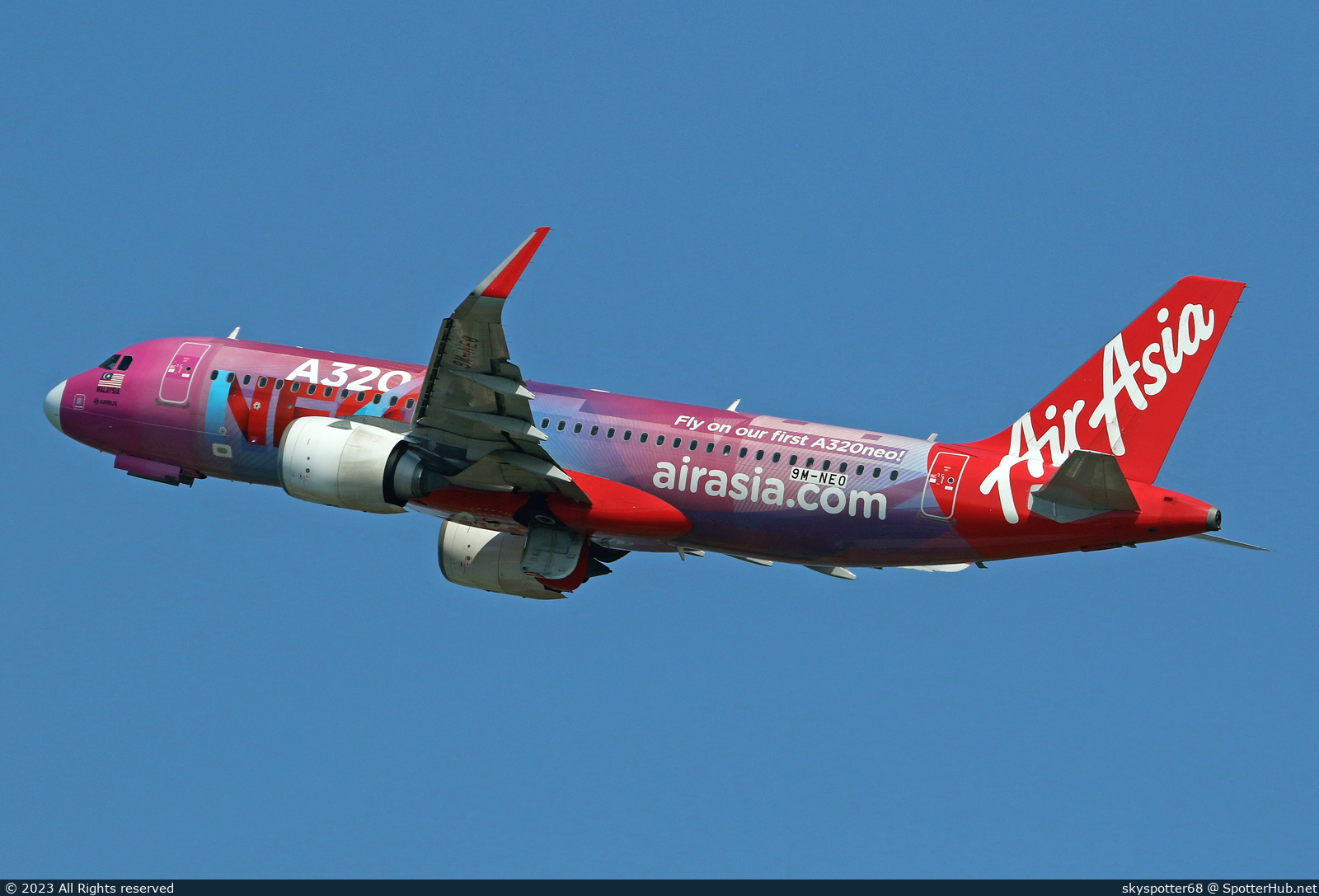 Photo of 9M-NEO - Airbus A320-251N operated by AirAsia