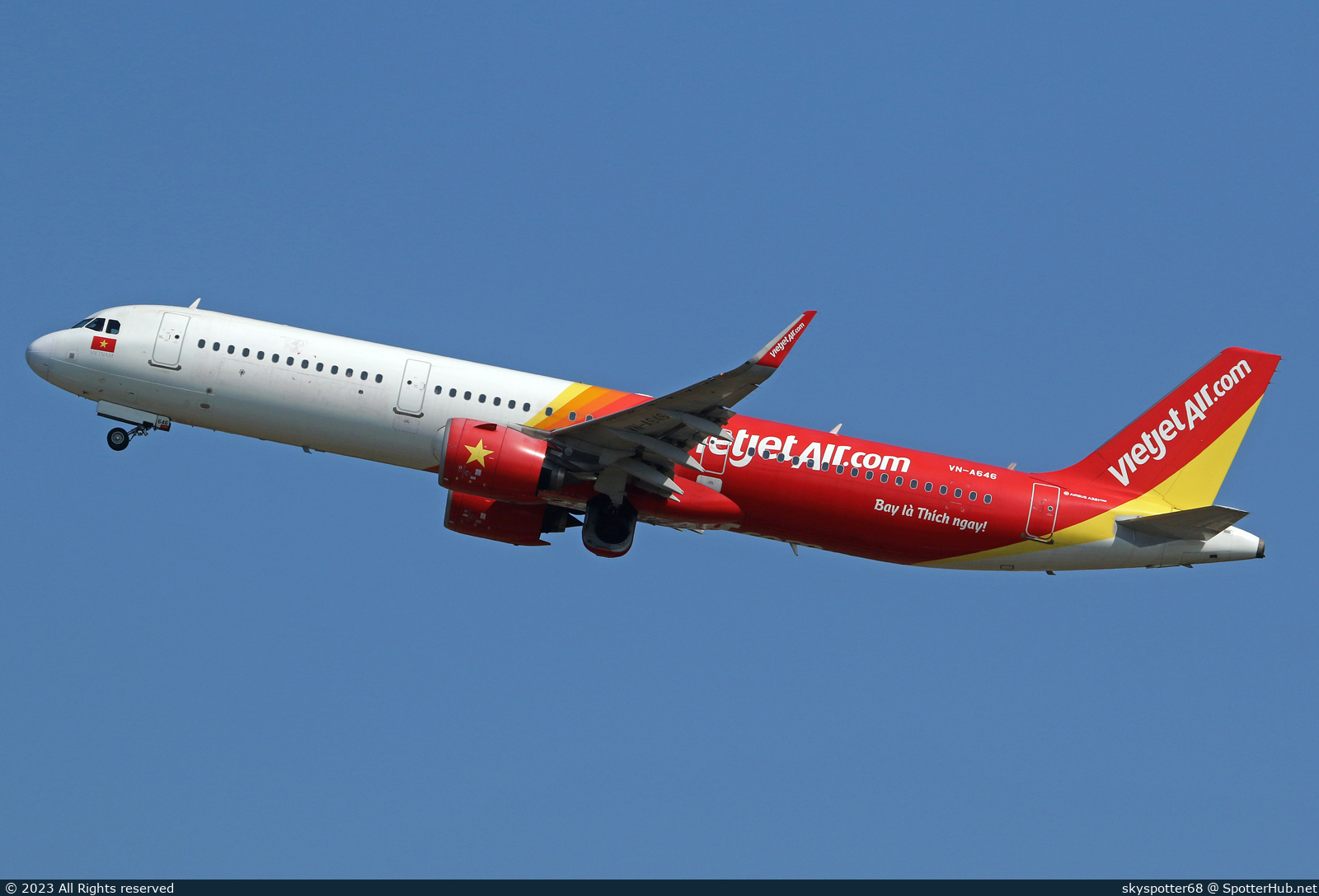 Photo of VN-A646 - Airbus A321-271N operated by VietJet Air